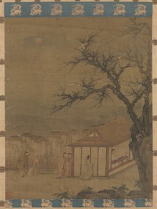 秦を聞く 作： attributed to Tang Yin