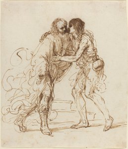 放蕩息子の帰還 作： called Guercino Giovanni Francesco Barbieri