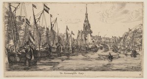 De Roowaensche Kaey（アムステルダムの景色より