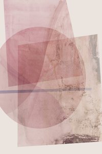 抽象的なピンクの図形 作： cartissi