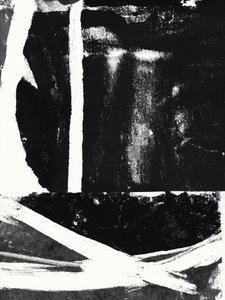 黒と白の抽象的なストローク 作： cartissi