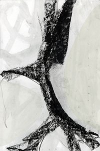 大胆なモノクロの抽象画 作： cartissi
