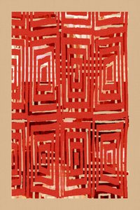 大胆な赤の幾何学模様 作： cartissi