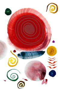 カラフルな抽象的な形 作： cartissi