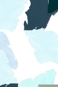 クールなブルーの抽象的な形