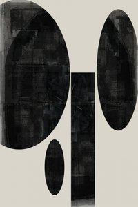 ダークな抽象的な形 作： 