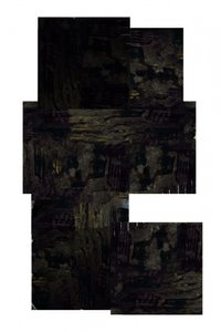 ダークゴールドの抽象画 作： cartissi