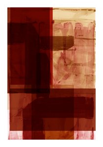 深紅の抽象画 作： cartissi
