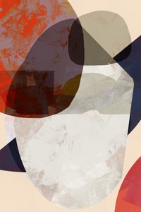 アースカラーの抽象的な形 作： cartissi