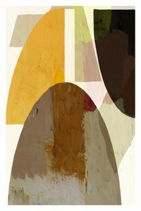 アースカラーの抽象的な形 作： cartissi