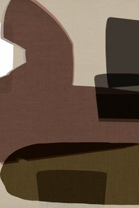 アースカラーの抽象的な形 作： cartissi