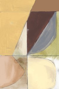 アースカラーの幾何学的な抽象画 作： cartissi