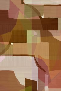 アースカラーのレイヤード・アブストラクト 作： cartissi