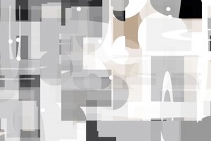 幾何学的な抽象表現の重層性 作： cartissi