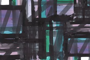 幾何学模様と色彩の重ね合わせ 作： cartissi