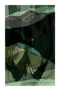 重なり合う緑の山々 作： cartissi