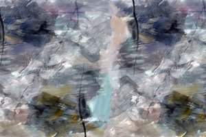 静謐な抽象的な流れ 作： cartissi