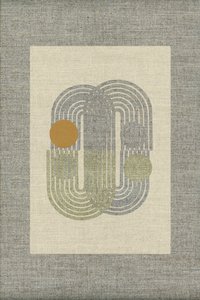 落ち着いた色合いの幾何学模様アーチ 作： cartissi