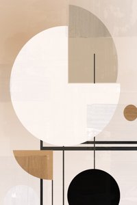 ニュートラルな幾何学的な抽象画 作： cartissi