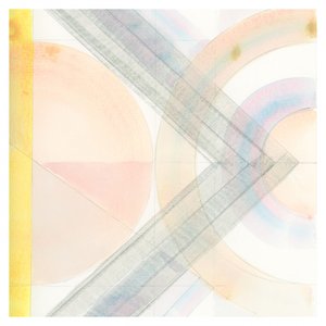 パステル調の幾何学模様を重ねたデザイン 作： cartissi