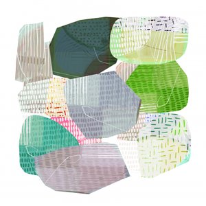 穏やかな重なり合うフォルム 作： cartissi