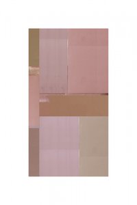 ソフトなピンク色の幾何学的な抽象画 作： cartissi
