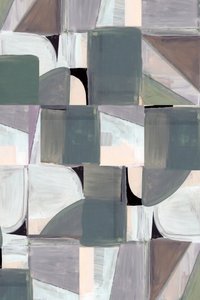ソフトな幾何学的な抽象画 作： cartissi