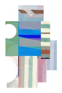 柔らかな幾何学的なレイヤー 作： 