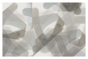 柔らかな幾何学的な重なり 作： 
