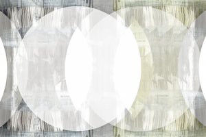 柔らかな幾何学模様を重ねたデザイン 作： 