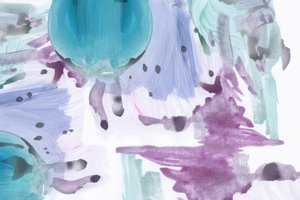 ソフトティール・ラベンダーの抽象画 作： cartissi