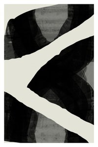 鮮明な対比の抽象画 作： cartissi
