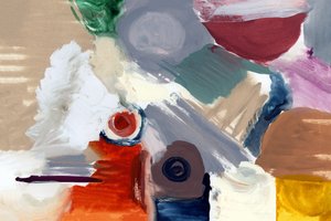鮮やかな抽象的な筆致 作： cartissi