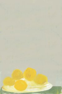 黄色い果物の静物画 作： cartissi