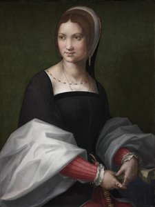 女性の肖像 作： circle of Andrea del Sarto
