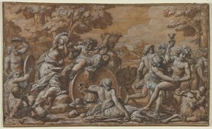 バッカナル 作： circle of Pietro da Cortona