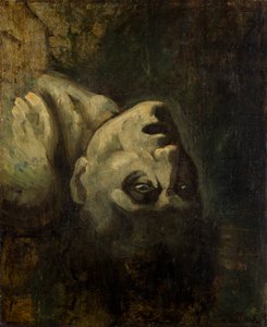 溺れた男の頭 作： circle of Théodore Géricault