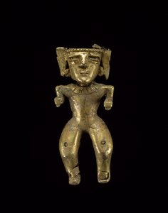 立ち姿、西暦200〜 1600年（ゴールド） 作： civilization Quimbaya