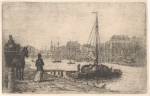 都市の川 作： de Groot (prentmaker)