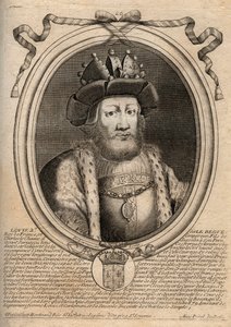 フランス王ルイ2世（846年～879年）の肖像 - 刺青師ルイ2世（848年～879年） - パリの「ファラモンからルイ14世までのフランス王たちの8月の代表作」の彫刻作品