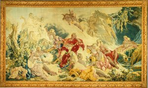 リナルドの夢 作： design and cartoon by François Boucher; woven under the direction of Jean Baptiste Oudry and Nicolas Besnier at