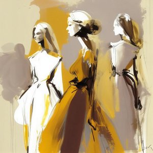 ミニマリズムの絵画、抽象表現主義、女性の絵画、ウォールアートプリント