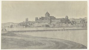 ナイメーヘンの眺め、1672年 マニュファクチュール デ ゴブランに保管されているアダム フランス ファン デル ミューレンによる 1672 年のフランスによるオランダ侵攻の図面の写真 (シリーズ タイトル) 作： frères Moreau