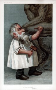 「彼は大理石で考える、ジェフ・ジュニア」、1904 作： jmp