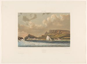 カラカスバイ キュラソー。 Caraccas Baai (オブジェクトのタイトル) 作： jonkheer Jacob Eduard van Heemskerck