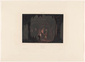 波戸の洞窟 キュラソー。 鳩の洞窟（題名） 作： jonkheer Jacob Eduard van Heemskerck