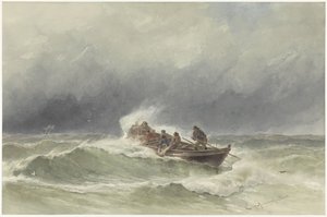 海での救助 作： jonkheer Jacob Eduard van Heemskerck