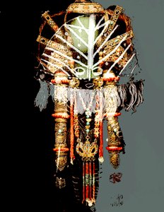 AFRICAN MASKS COLLAGE》2018年（ミクストメディア）