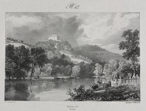 古代フランスの絵のようにロマンチックな旅。 オーヴェルニュ: 新しい城 作： probably by Antoine Louis Barye
