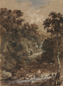 家畜のいる風景 作： probably by the so called Premier Engraver